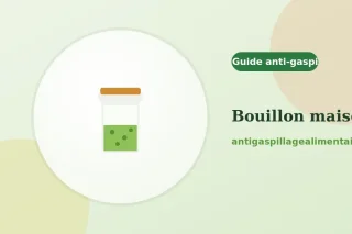 Comment faire un bouillon maison avec des restes